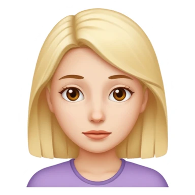 female character with sensitive allergicskin sticker