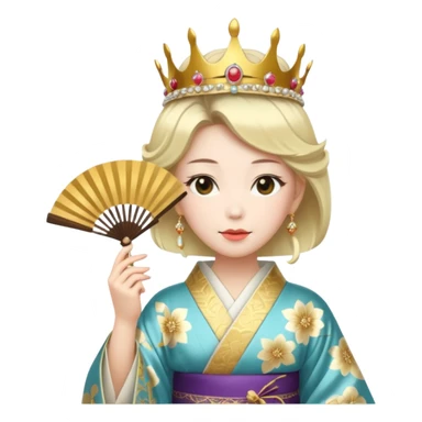 Japanese Queen sticker