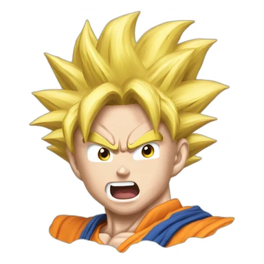 Goku lanzando kamehaha sticker