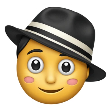 striped Fedora sticker