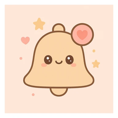 "notifications", beige, no text sticker