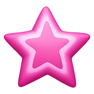 pink star sticker
