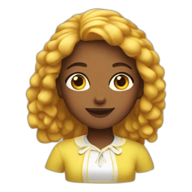 Fille martinique  sticker