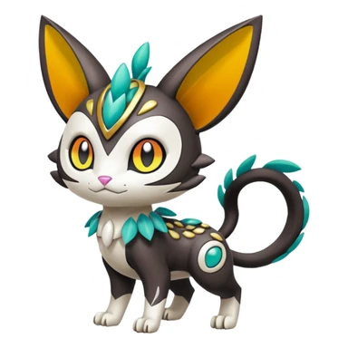 Meloetta-Vernid-Gatomon-Trico-Pokémon-Fakémon-fusion-hybrid-creature sticker