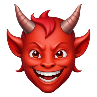 Happy devil sticker