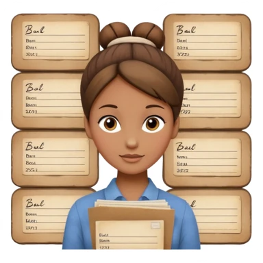 one photo with bun like catalog cards from delivery  sticker