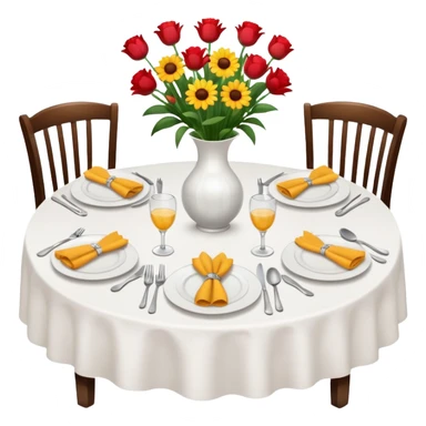 set table for shared dining sticker