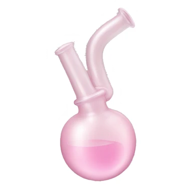 Pale pink bong sticker