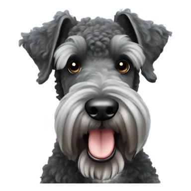 Kerry blue terrier sticker