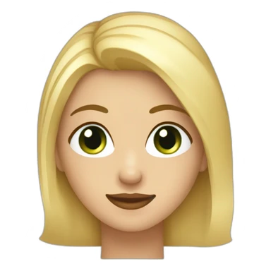 amoureux blonde aux yeux bleus et brun yeux vert sticker