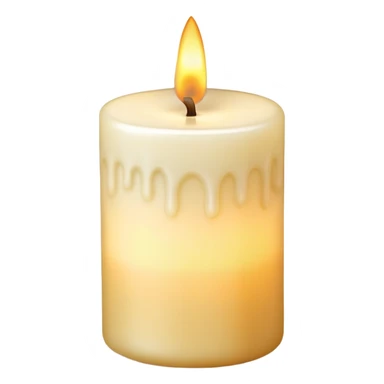 memorial candle with gentle glow sticker