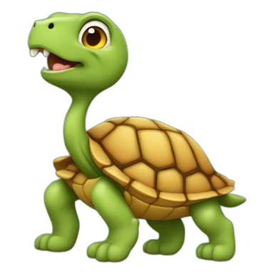 Tortue Sur un Loup sticker