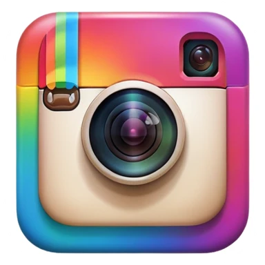 Instagram logo a social media application sticker