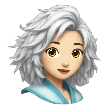 Yuna floofs sticker
