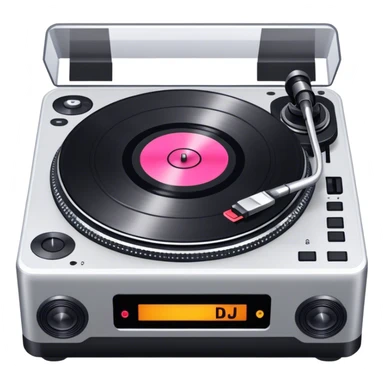 DJ turntable sticker