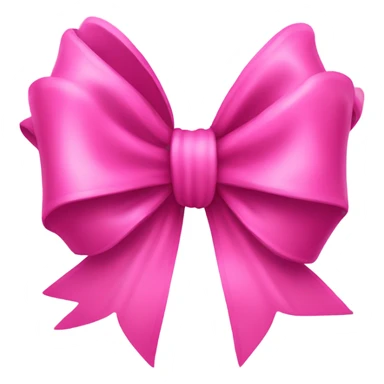 Pink bow sticker