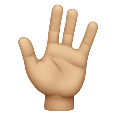 Asking with hands  sticker