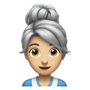 School reunion oriental grey hairs sticker