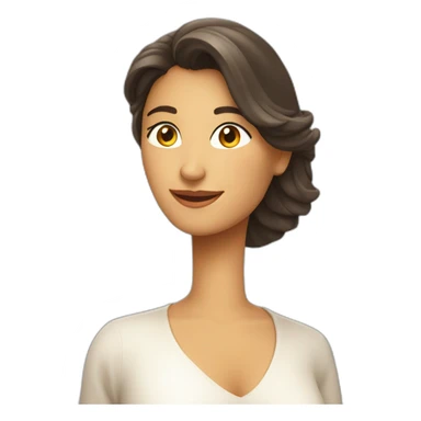 Mujer bella envuelta en luz sticker