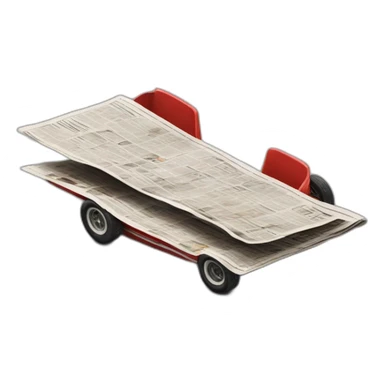 enzo ferrari newspaper racetrack sticker