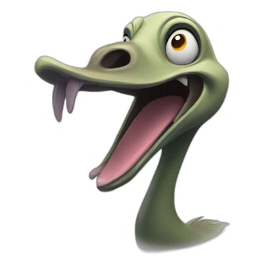 Zombie Laughing Goose sticker