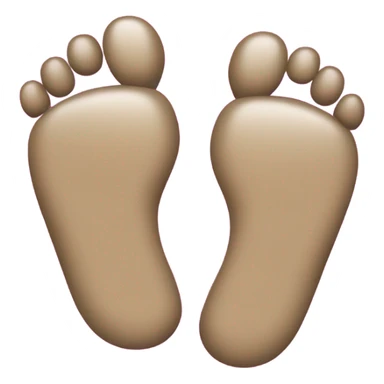 Big hairy feet sticker