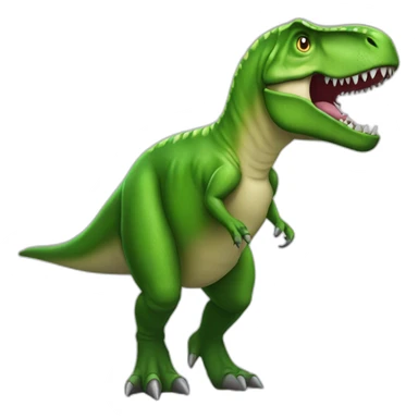 green t rex sticker
