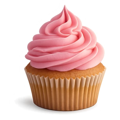 cupcake with pink icing sticker