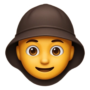 robber emoji peeking from behind a wall with a mischievous grin sticker