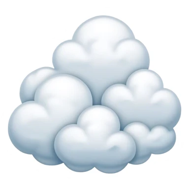 sunny day fluffy clouds sticker