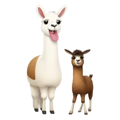 llama with a lapo sticker