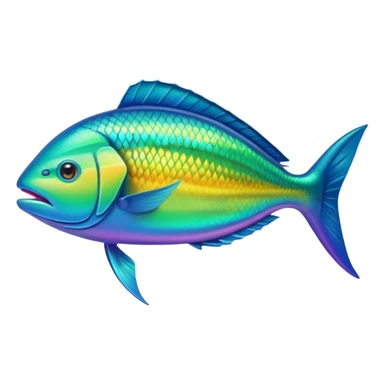 Mahi-mahi fish sticker