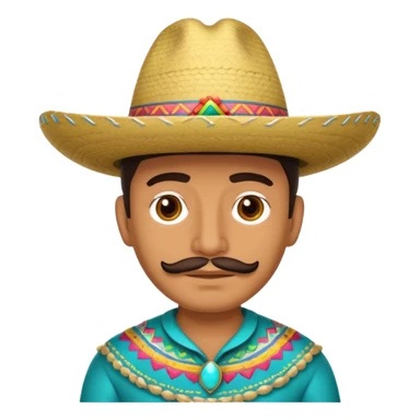 Tejana sombrero hombre sticker