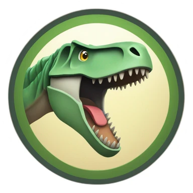 Jurassic parc logo sticker