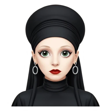 Lene Lovich as seen on the cover of the album Stateless sticker