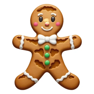 Gingerbread stylised sticker
