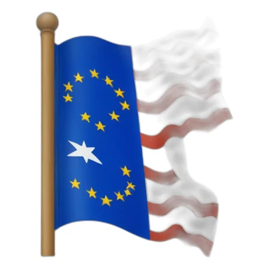 Drapeau de la Corée et de la Martinique sticker