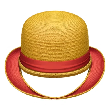 chapeau de paille de luffy one piece sticker