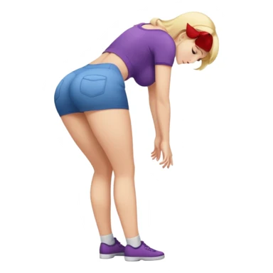 fullbody naked busty teen young blonde pawg buxom bending over sfw sticker