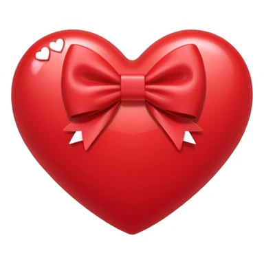 heart with a bow, kpop sticker