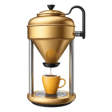 Brewing stand for coffee sticker