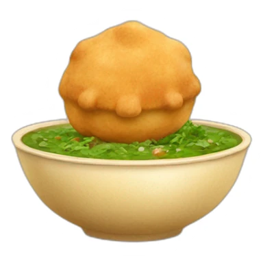gol gappa indian dish sticker