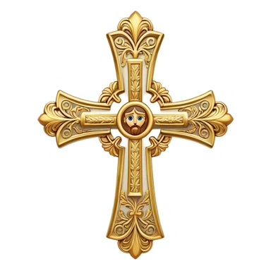 Orthodox cross  sticker
