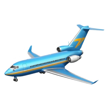 Boeing-727 landing sticker