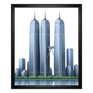 Twin tower sticker