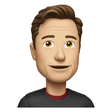 Elon musk enfadado sticker