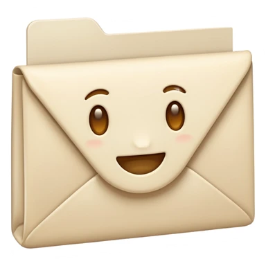 Letter color pale beige creamy sticker