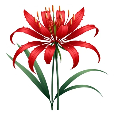 red spider lily sticker