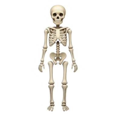 horror skeleton full body dead sticker
