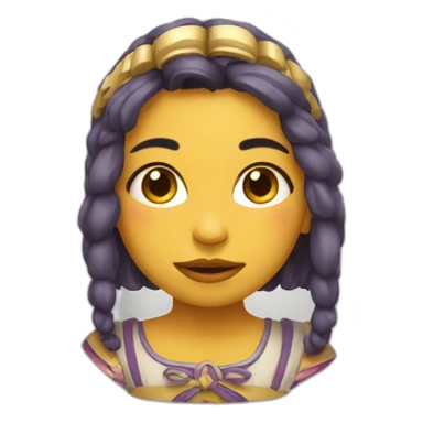 fille moche sticker